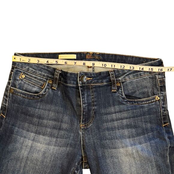 Kut From The Kloth Diana Skinny Jeans Blue Womens Size 10 Stretch Denim Mid Rise - Picture 4 of 9